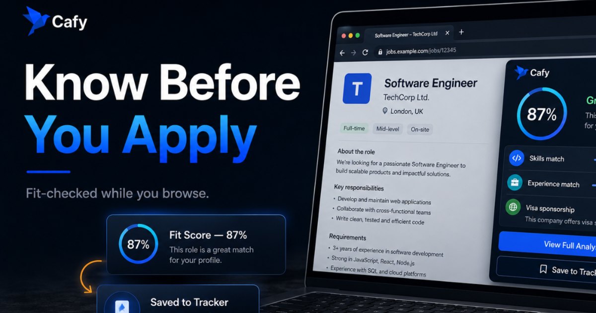 The Browser Extension That Tells You If a Job Is Worth Applying To Before You Waste an Evening on It